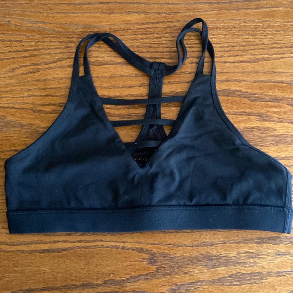 ZYIA Black Grid Bra